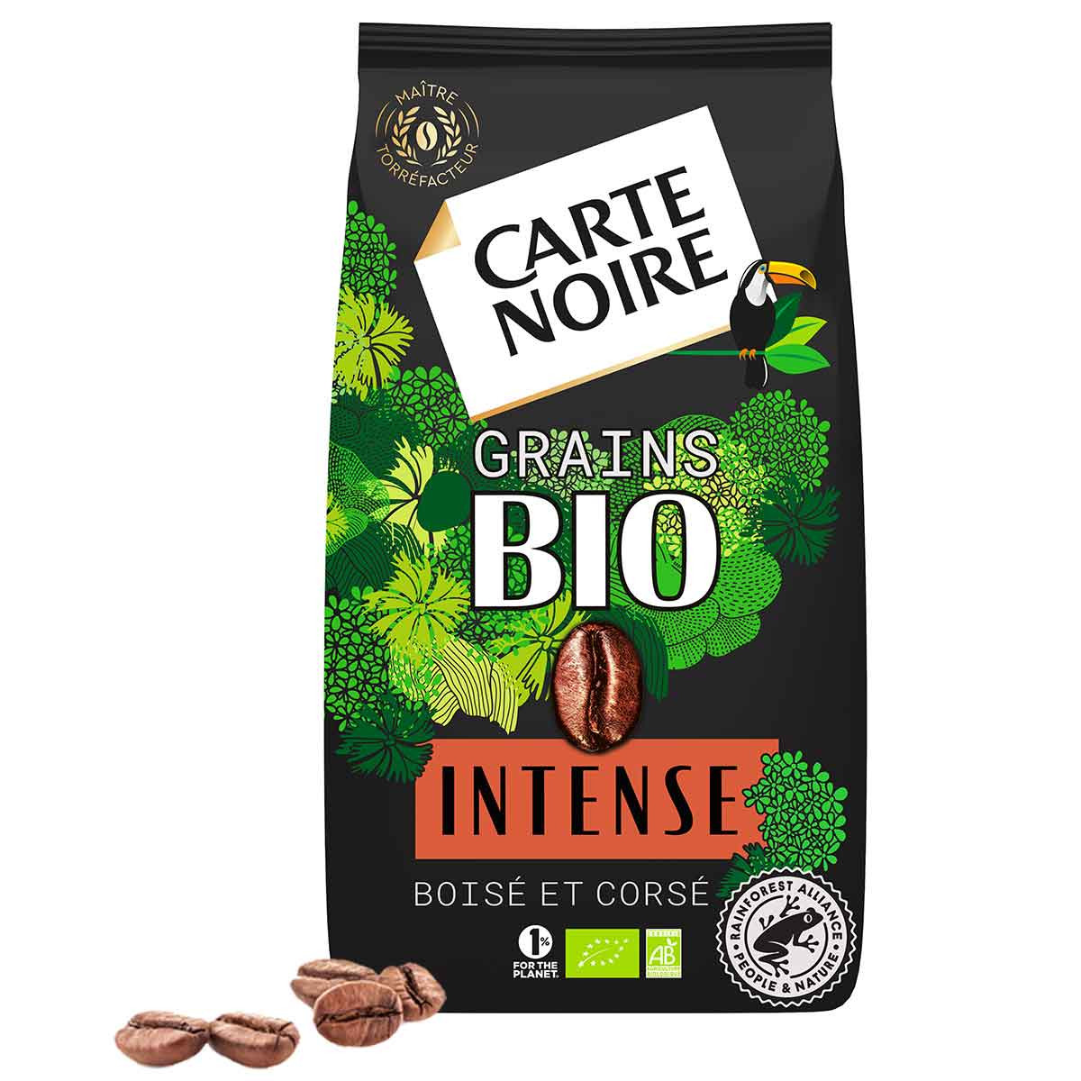 Caf En Grains Bio Carte Noire Intense Paquets Kg