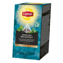 Thé Noir Lipton Exclusive Selection Thé English Breakfast : 25 sachets