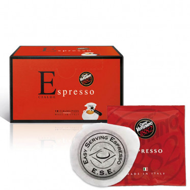 Dosette ESE Caffe Vergnano 1882 - Espresso - 18 dosettes emballées individuellement
