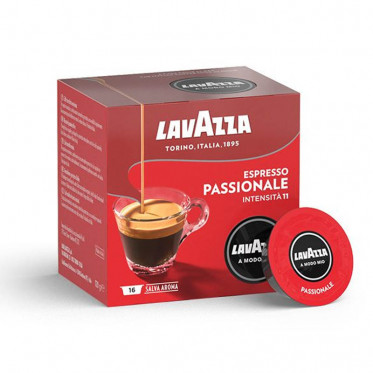 Capsules Lavazza a Modo Mio - Café Espresso Passionale - 16 capsules