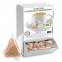 Boite distributrice de sucre de canne Bio blanc & brun, emballage compostable – 480 buchettes – 1,9 kg