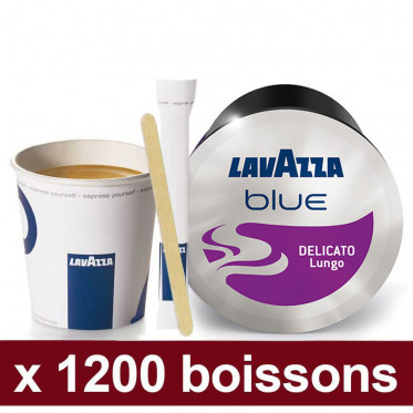 Pack Pro Réassortiment Lavazza "Large" : Capsules LB Délicato - 1200 boissons