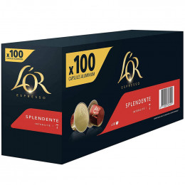 Capsule Nespresso Compatibles L’Or Espresso Splendente - 10 boîtes - 100 capsules