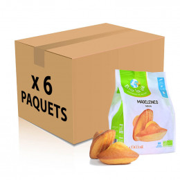 Biscuit Madeleine Bio La Vie Nature emballées individuellement - 9 Madeleines