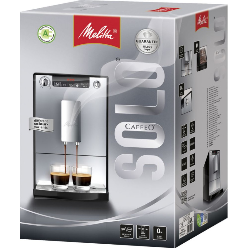Melitta Caffeo Solo E950-103 Argent + Cadeaux - Coffee Webstore