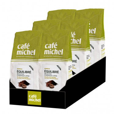 Café en Grains Bio Café Michel Mélange Équilibré - 6 paquets - 6 kg