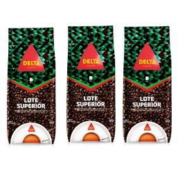 Café en Grains Delta Lote Superior - 3 paquets - 3 kg