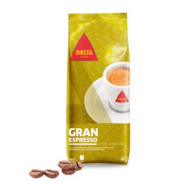 Café en Grains Delta Cafés Gran Espresso - 5 paquets - 5 Kg