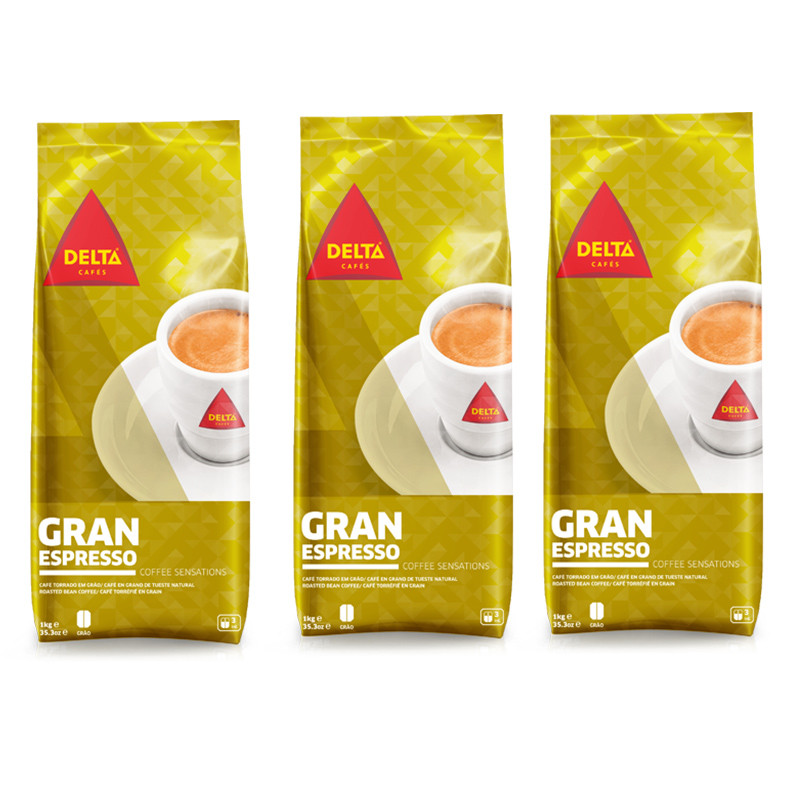 Café en Grains Delta Gran Espresso 3 kg Achat en gros pas cher CoffeeWebstore