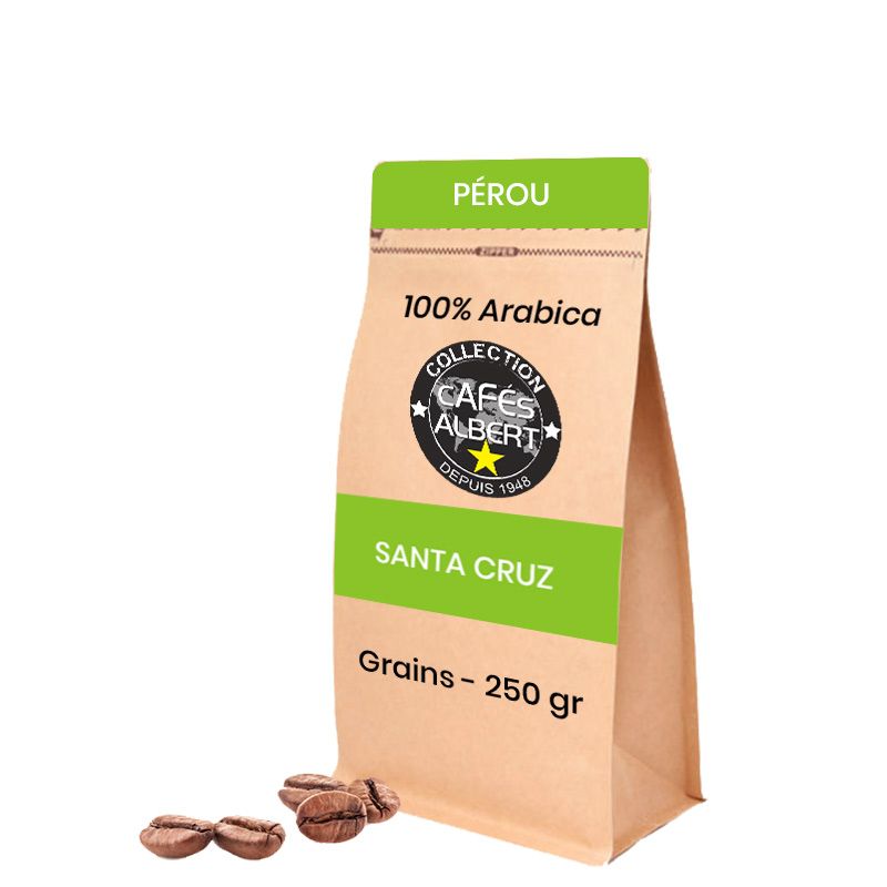 Combien De Cafe Avec 250 Gr De Grain Café Albert Santa Cruz Grains 250 gr : Achat en Ligne Pas Cher - Coffee