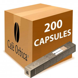 Capsule Nespresso Compatible Café Orbica Cremoso - 20 tubes - 200 capsules
