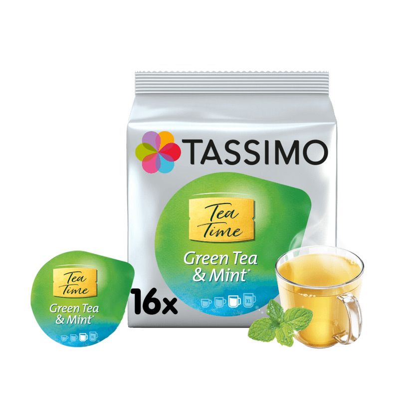 Achat Tassimo Twinings · Capsules de thé · Thé Vert à la Menthe, système  Tassimo • Migros