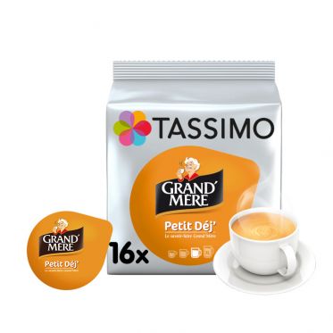 Capsule Tassimo Café Grand'Mère Petit Déj' - 5 paquets - 80 capsules