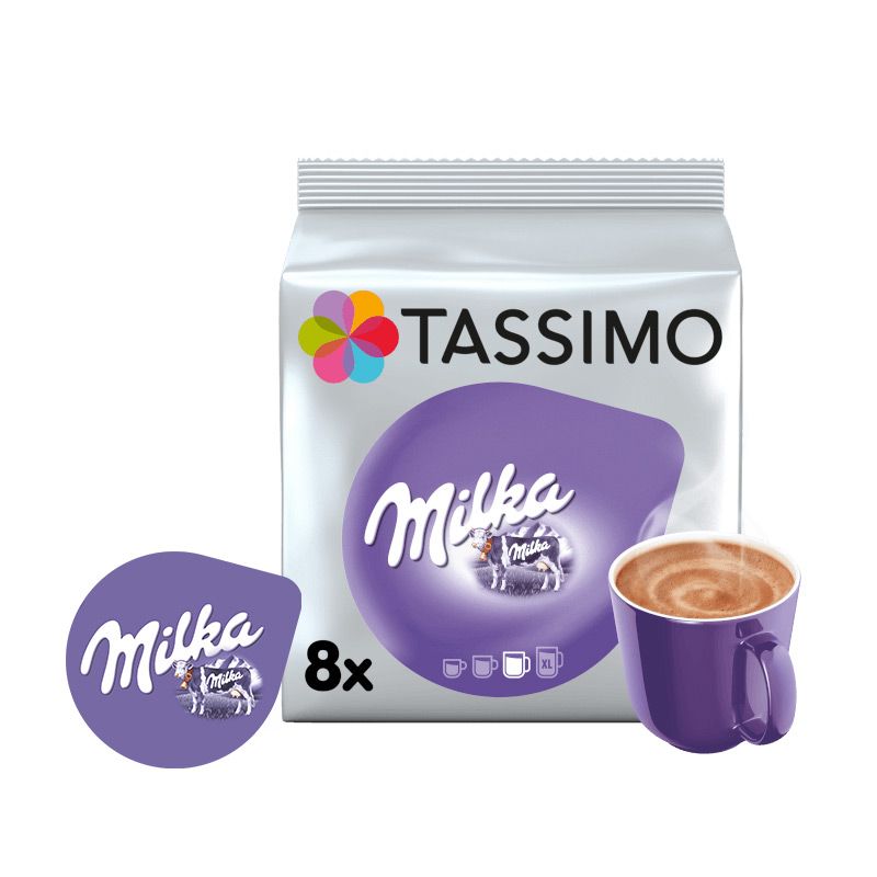 Tassimo Milka Capsule de Chocolat Chaud Crémeux 5 x 8 boissons