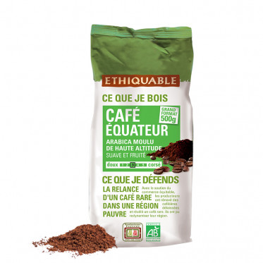 Café Moulu Éthiquable Équateur Bio - 500 gr