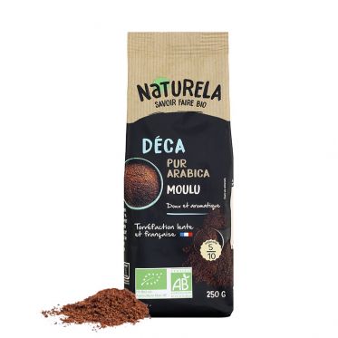 Café Moulu Bio Naturela Déca Pur Arabica - 250 gr
