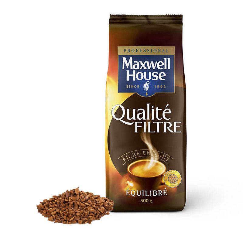 MAXWELL HOUSE Cappuccino café soluble goût chocolat en stick (8