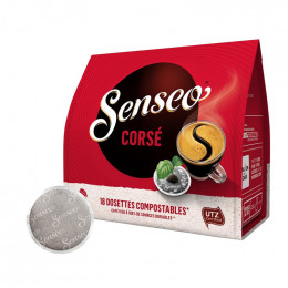 Dosette Senseo Café Corsé - 18 dosettes compostables