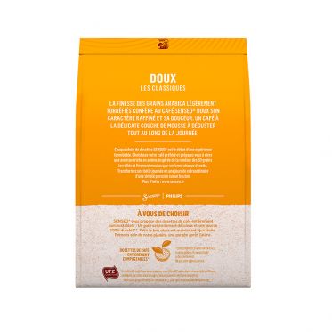 Dosette Senseo Café Doux - 10 paquets - 400 dosettes compostables