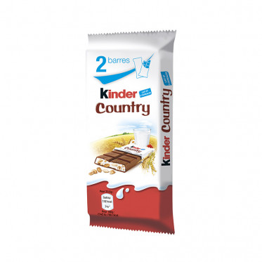 Barre Chocolatée en Gros : Kinder Country - boite de 24 paquets