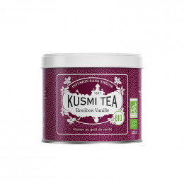 Infusion Bio Kusmi Tea Rooibos Vanille - Boite métal 100 gr
