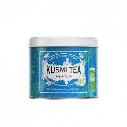 Infusion Bio Kusmi Tea Aquafrutti - Boite métal 100 gr