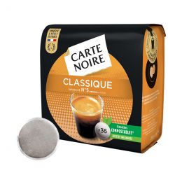 Dosette Senseo compatible Café Carte Noire n°5 Classique - 36 dosettes