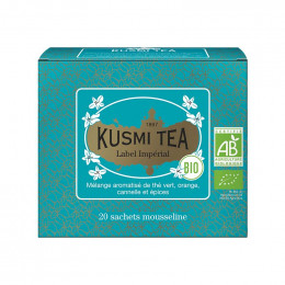 Thé Vert Bio Kusmi Tea Label Imperial - 20 sachets mousseline