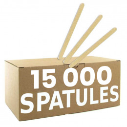 Touillettes (spatules) en Bois Biodégradable 105 mm par 10000