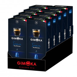 Capsule Nespresso Compatible Café Gimoka Déca Soave 10 boites - 100 capsules