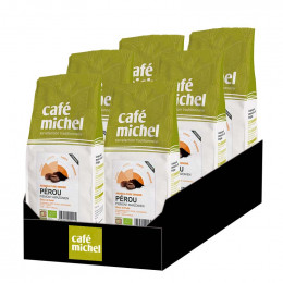 Café en Grains Bio Café Michel Pérou - 6 paquets - 6 kg