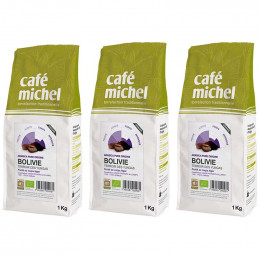 Café en Grains Bio Café Michel Bolivie - 3 paquets - 3 kg