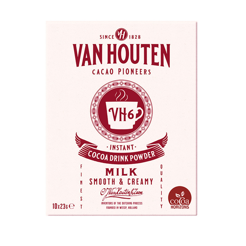 VAN HOUTEN Van Houten cacao instantanée façon bistrot sachet x8 -160g pas  cher 