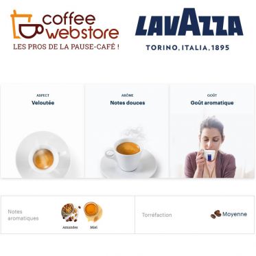 Café en Grains Lavazza Super Crema - 3 paquets - 3 Kg