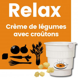 Gobelet Pré-dosé Crème de Légumes avec Croutons - 20 boissons