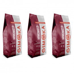Café en Grains Gimoka Armonioso - 3 paquets - 3 Kg