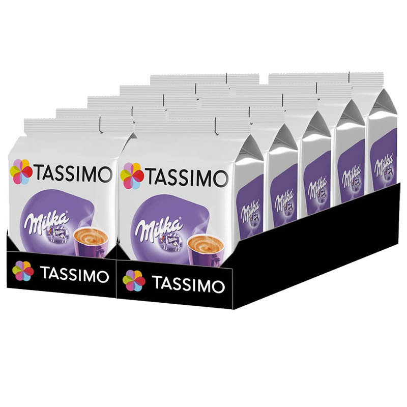 Tassimo Milka Chocolat x8 240g (lot de 6 soit 48 capsules) 