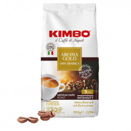 Café en Grains Kimbo Aroma Gold 100% Arabica - 1 Kg