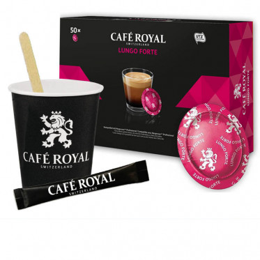 Capsule Nespresso PRO Café Royal - Lungo Forte - Pack Pro "Medium" - 600 boissons
