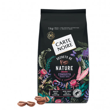 Café en Grains Carte Noire Secrets de Nature Congusta Mundo Novo - 6 paquets - 6 Kg