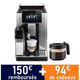Machine à café en grains Delonghi PrimaDonna Soul ECAM 610.75.MB + Carafe à café - 150€ REMBOURSÉS