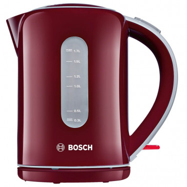 Bouilloire électrique Bosch sans fil 360° - Rouge - 1,7L
