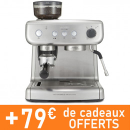 Machine à café expresso avec broyeur Breville Barista Max VCF126X01 + Pack CADEAUX de 79€