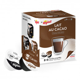 Capsules Dolce Gusto Compatible Chocolat Chaud Régilait - 16 capsules