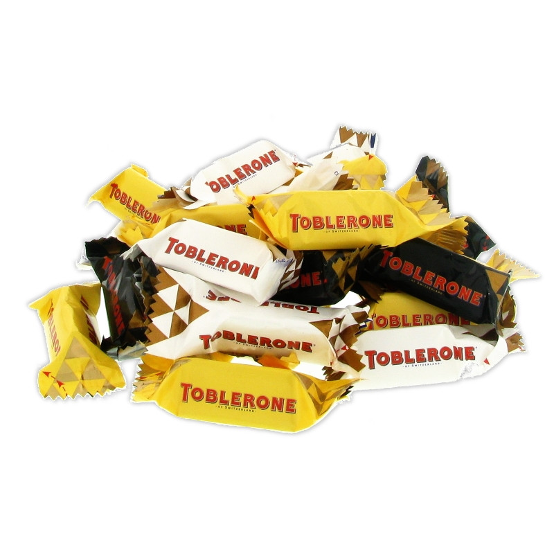 Tubo Chocolat Toblerone Minis Trio Chocolat - 113 pièces