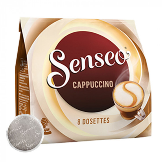 Dosette Senseo Cappuccino Original - 10 paquets - 80 dosettes + 1 boîte Senseo offerte