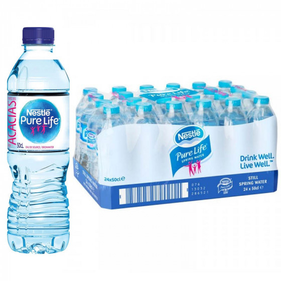 Bouteille d'eau Nestlé Pure Life 50cl x72