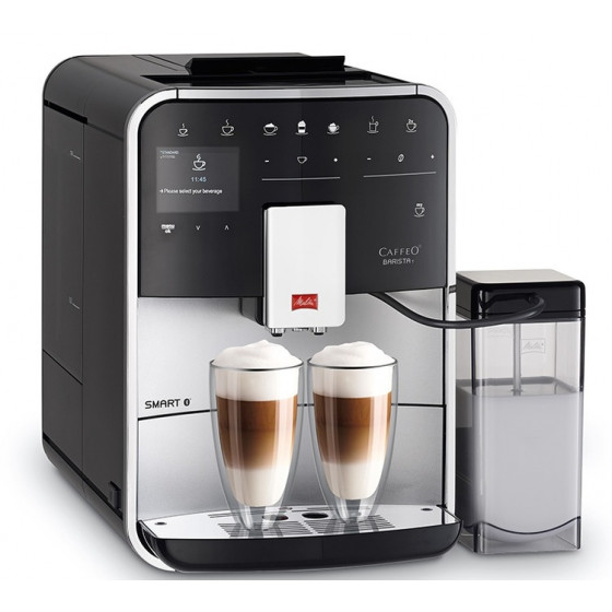 Machine à café en grains Melitta Barista T Smart F830-101 Argent