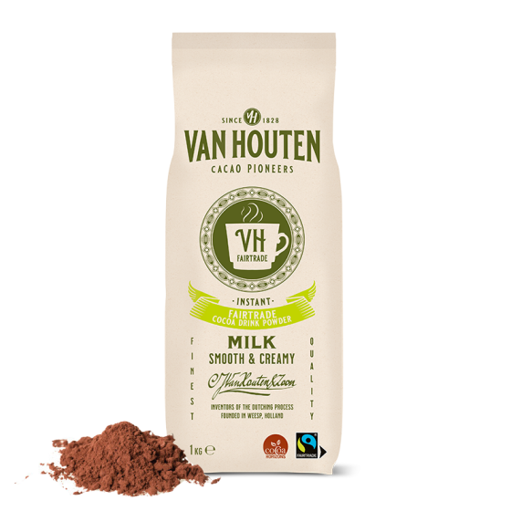Chocolat Chaud Van Houten Fairtrade  - 5 paquets - 5 Kg