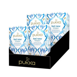 Infusion Bio Pukka Feel New - 4 boites - 80 sachets